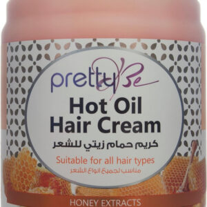 Pretty Be Hot Oil Hair Cream with Honey Extracts, Suitable for All Hair Types - 1000Ml