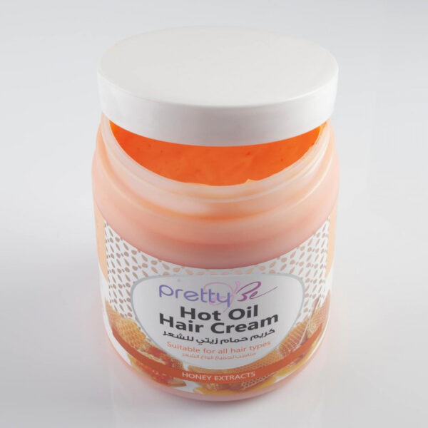 Pretty Be Hot Oil Hair Cream with Honey Extracts, Suitable for All Hair Types - 1000Ml