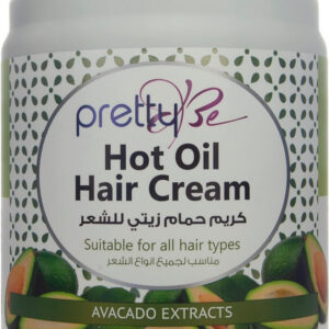 Pretty Be Hot Oil Hair Cream with Avacado Extracts, Suitable for All Hair Types - 1000Ml