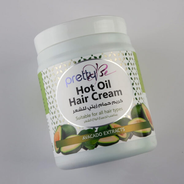 Pretty Be Hot Oil Hair Cream with Avacado Extracts, Suitable for All Hair Types - 1000Ml