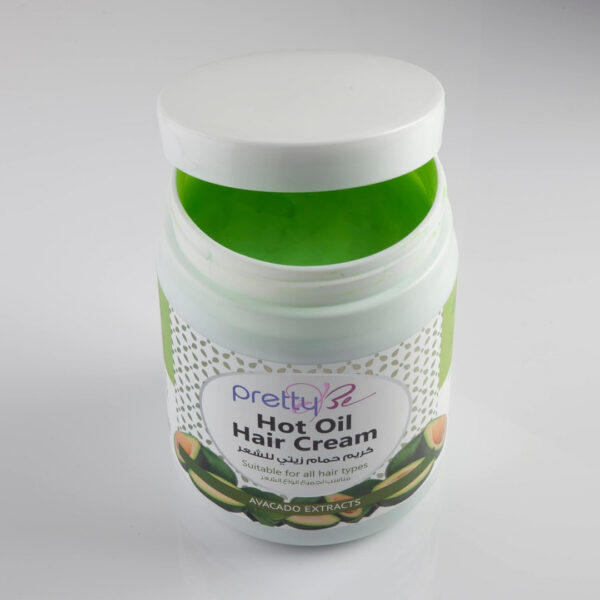 Pretty Be Hot Oil Hair Cream with Avacado Extracts, Suitable for All Hair Types - 1000Ml