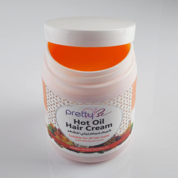 Pretty Be Hot Oil Hair Cream with Mixed Fruits Extracts, Suitable for All Hair Types - 1000Ml