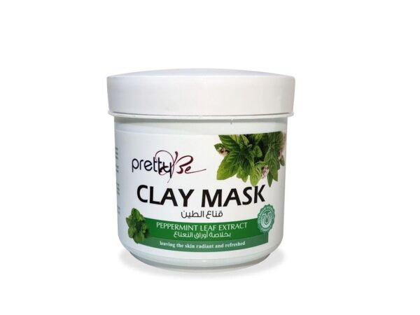 CLAY MASK WITH PEPPERMINT LEAF EXTRACT